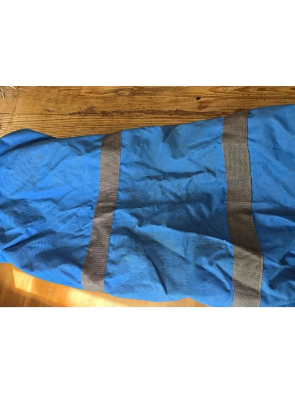 36" Outdoor Products Huge Duffle Bag Blue Durability w Shoulder Strap 36x18x18" - Picture 10 of 10